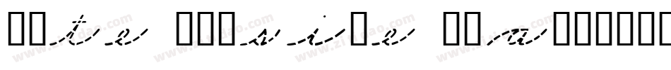 Cute Cursive Blackou字体转换